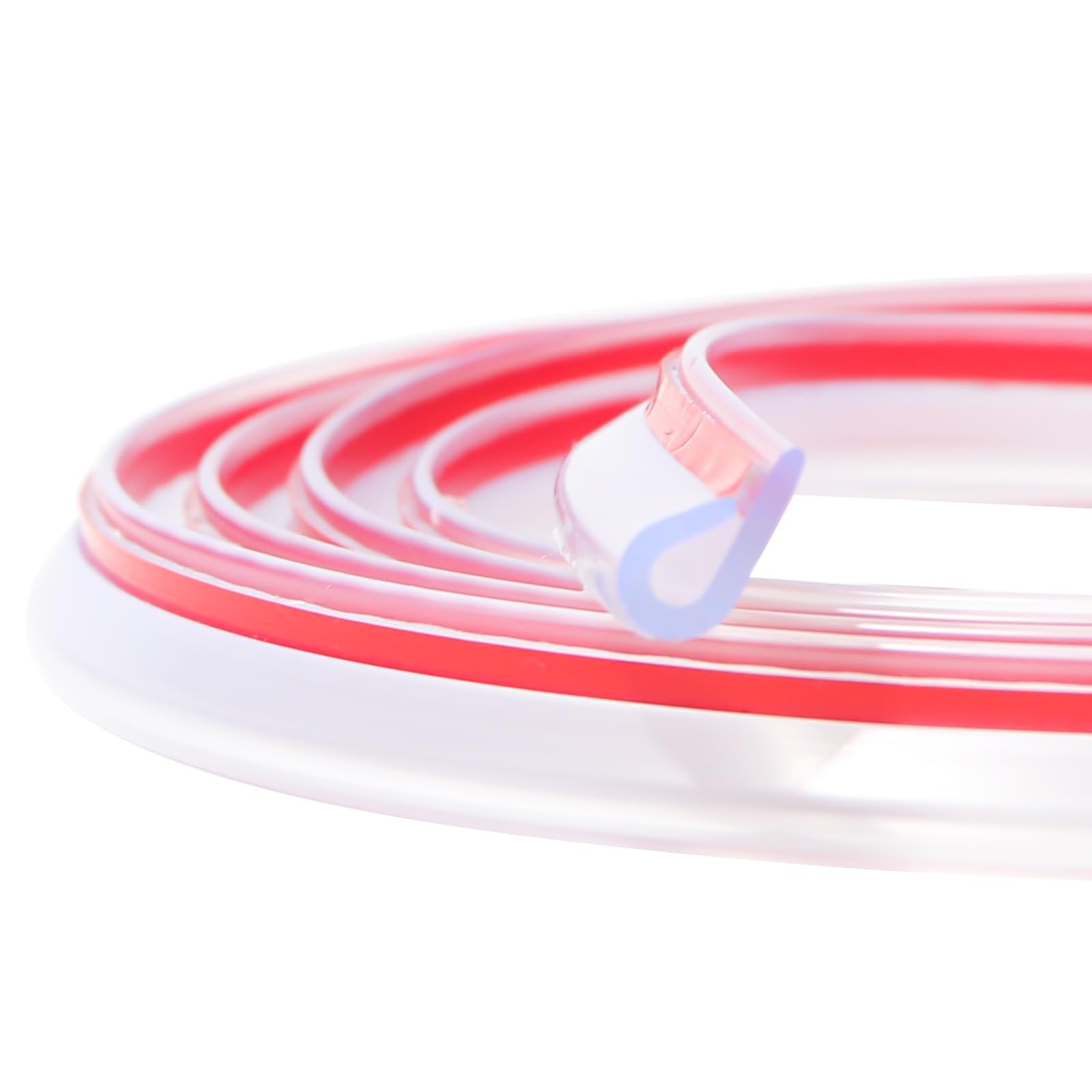 Photo 1 of Car Door Edge Guards, Rubber Seal Protector U Shape Edge Trim Metal Edge Protection for Most Car Doors, Hatches, Lockers, Panels (5Ft, Clear)