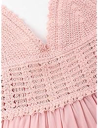Vestido de verano para dama con volantes, diseño de camuflaje