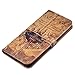 iphone 7 Plus Case Hogwarts Marauder's Map Vintage Retro Pattern Leather Wallet Credit Card Holder Pouch Flip Stand Case Cover For Apple iphone 7 Plus New