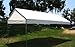 6'x12' 12 mil White Tarp Extra Heavy Duty 3 Ply Reinforced Canopy 6 oz 3 Layer (Finished Size 5’.6 x 11’.6)
