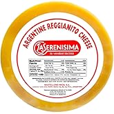 Reggianito Cheese Wheel &ndash; 14 lb | Authentic Argentine Cow&rsquo;s Milk Cheese, Aged &amp; Full-Flavored, Perfect for Grating &amp; Cooking