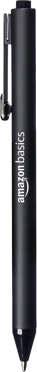 Amazon Basics Retractable Ballpoint Pen Black 12 Pack view 4
