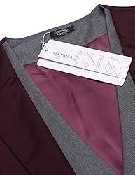 COOFANDY Men's Formal Fashion Layered Suit Vest