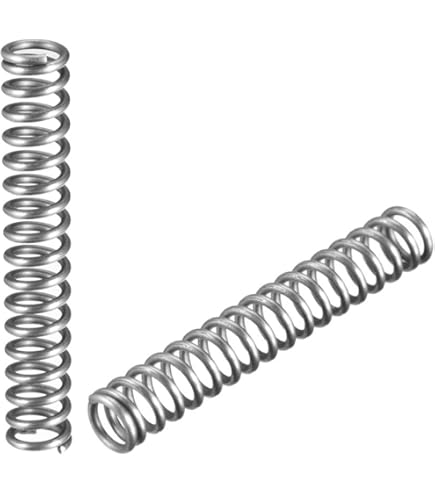 Uxcell Compression Spring,304 Stainless Steel,12mm OD,1mm Wire Size