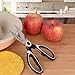 Dodo Kitchen Cooking Scissors – Stainless-Steel Food Scissors – Kitchen Scissors for Meat, Vegetables and Herbs – Multifunctional Shears with Blade Cover and Pizza Slicer – Heavy Duty Meat Shears