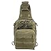 TOPQSC Shoulder Bag, Tactical Shoulder Bag Sling Chest Pack Crossbody Bag Riding Sports Multipurpose Daypack for Camping, Trekking, Rover Sling Backpack (Army green)