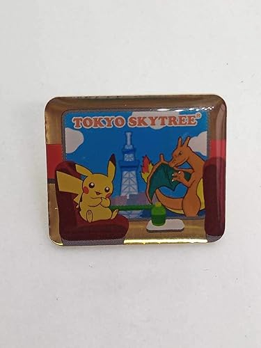 Amazon 142 ピカチュウ ポケットモンスター ポケモン ピンバッチ ピンバッジ ピンズ 日本 漫画 アニメ 東京スカイツリー ヒトカゲ 観光 ホビーグッツ バッジ ホビー