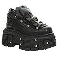 New Rock Men's TANK 100% Leather Goth Platform Punk Fashion Ankle Boots Shoe
