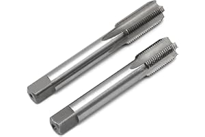 ZUDKSUY 9/16-20 Threaded HSS Tap Set 9/16''-20 TPI Bicycle Crank Repair HSS Left and Right Threaded Taps for Bicycle Crank Repair 9/16 20 tap 9/16-20 tap