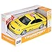 Liberty Imports Friction Powered Yellow Taxi Toy Car with Lights and Sounds - Push Car for Toddler and Children (9.5-Inch)