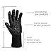 MAYFERTE BBQ Cooking Gloves Heat Resistant Glove Meat Claws & Stainless Steel Cooking Tongs