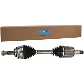 TRQ Front CV Axle Shaft Assembly | For 05-18 Toyota Tacoma 03-23 4Runner 07-14 FJ Cruiser 03-09 Lexus GX470 10-23 GX460 4WD Driver Or Passenger Side