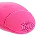 Kingta Silicone Waterproof Makeup Facial Brush,Cleanser and Massager-Dirt, Oil, and Sweat Removal(Pink)
