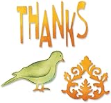 Sizzix Sizzlits Die Set 3PK - Thanks Set by Karen Burniston