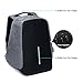 Anti Theft Backpack, SKL Business Computer Bags Waterproof Lightweight with USB Charging Port Travel Backpack for Work Men Women Student (Grey)
