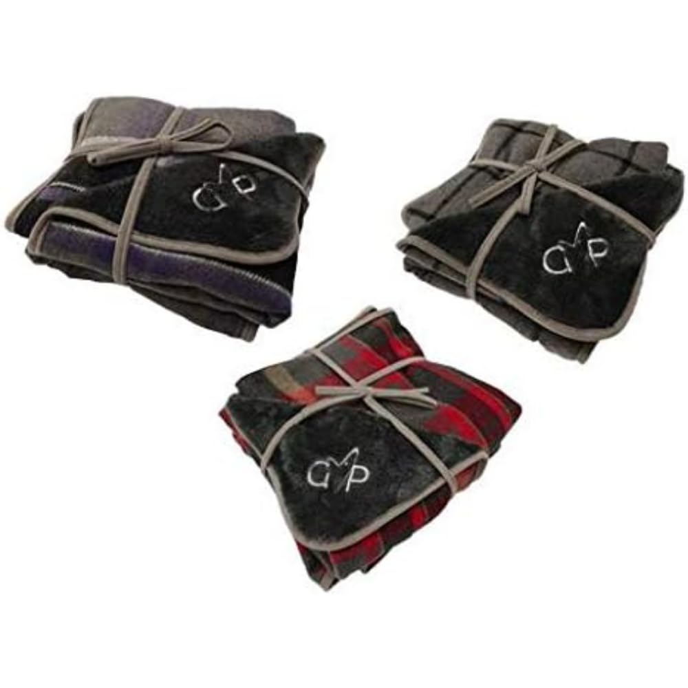 Gorpets Camden Blanket Large (150x100 cm) Red Check (Double Sided)