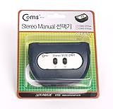 Coms 2 Port Stereo Manual Selector Audio Sharing Switch Box