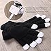 FOXNOVO LED Gloves 26cm 7 Colors Rave Finger Lighting Gloves Flashing for Party