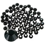 Jollin Glue Fix Crystal AB FlatBack Rhinestones (ss20 576pcs, Jet)