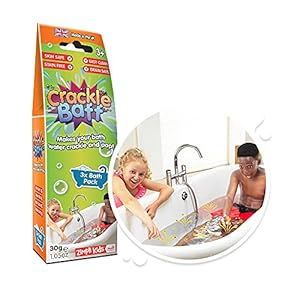 Crackle Baff Colours from Zimpli Kids, 3 Bath Pack, Magically makes your water Crackle, Pop & Change Colour, Birthday…
