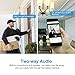 SOLIOM Wireless Outdoor Solar Battery Security Camera, 1080P HD WiFi Home Surveillance Camera, Black