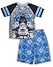 LEGO Star Wars Boys' Big Darth Vader 2-Piece Pajama Short Set, BLUE BLACK, 10/12