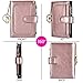 Womens Wallets RFID Small Compact Bifold Leather Card Holder Zip Pocket