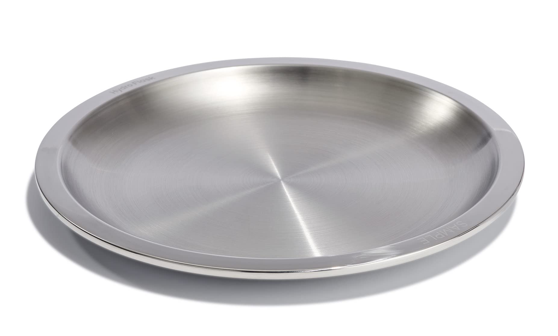 HYDRO FLASK - Stainless Steel 9 Inch (23.5 cm) Camp Plate - Two layer outer construction and Powder Coat - Stackable and Portable Camping Tableware - BPA-Free - Dishwasher Safe - Birch