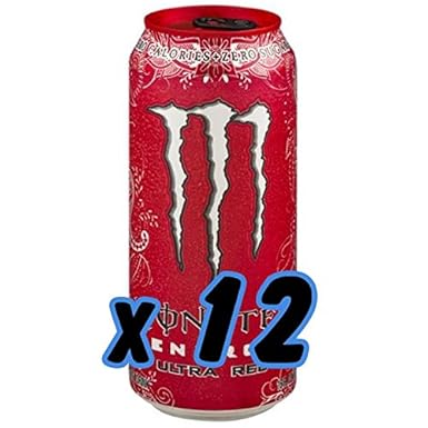 MonsterZero Ultra Red Energy 12 x 473 ml
