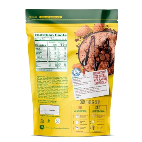 CORONA, SWEET COCOA ORIGINAL, INSTANT POWDER MIX, 7.05 OUNCES, PACK OF 1.