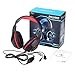 KKmoon Beexcellent GM-1 Professional Esport Gaming Headset Headphone Earphone Over Ear 3.5mm & USB with Microphone LED Light Noise Reduction for PS4/Xbox One/Mac/PC/iOS/Android