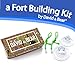 David & Bear Fort Building Kit for Indoor Outdoor Fun & Creative, Imaginative Play (for Window Glass)