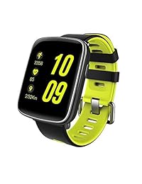Bong reloj inteligente con impermeable IP68 agua reloj anti lost mando a distancia y más negro verde