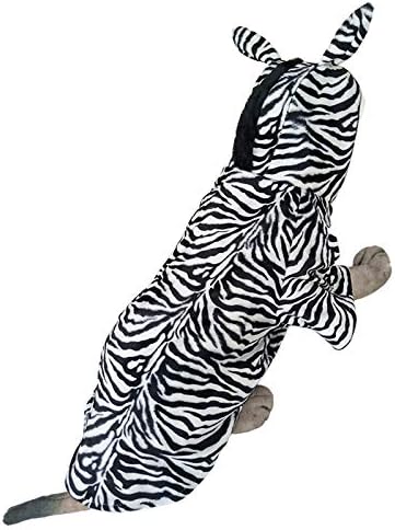 Pineocus Zebra Design Pet Dogs Cosplay Coat Dogs Halloween Clothes For Middle Large Dog 5XL