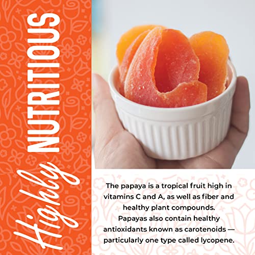 Dried Papaya Chunks, 1 Pound. Dried Fruit Papaya Fresh, Paw Paw Tree