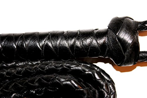 image for Prairie Horse Supply Premium Quality Flogger, Bull Whip, 9 Genuine Lea