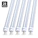 JOMITOP T8 V Shaped 65W 8 Foot LED Light Tube Bulb,Need Bypass Ballast, Single Pin FA8 Base 6000K Cool White (Replace 150W LED Fluorescent Bulbs),Dual-Ended Power AC 85-277V 25 Pack