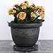 Decorative Plastic Flower Pot for Indoor and Outdoor Use