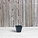Root & Vessel 35088 Ella Square Planter, 8-Inch, Black