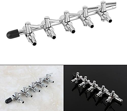 水槽用 エアバルブ 分岐管 5ウェイ エアーチューブ アクアリウム ステンレス鋼 二個入り B076zwcpqb 875円 大人気 New Arrival 最安値挑戦 年中無休 高品質 通販