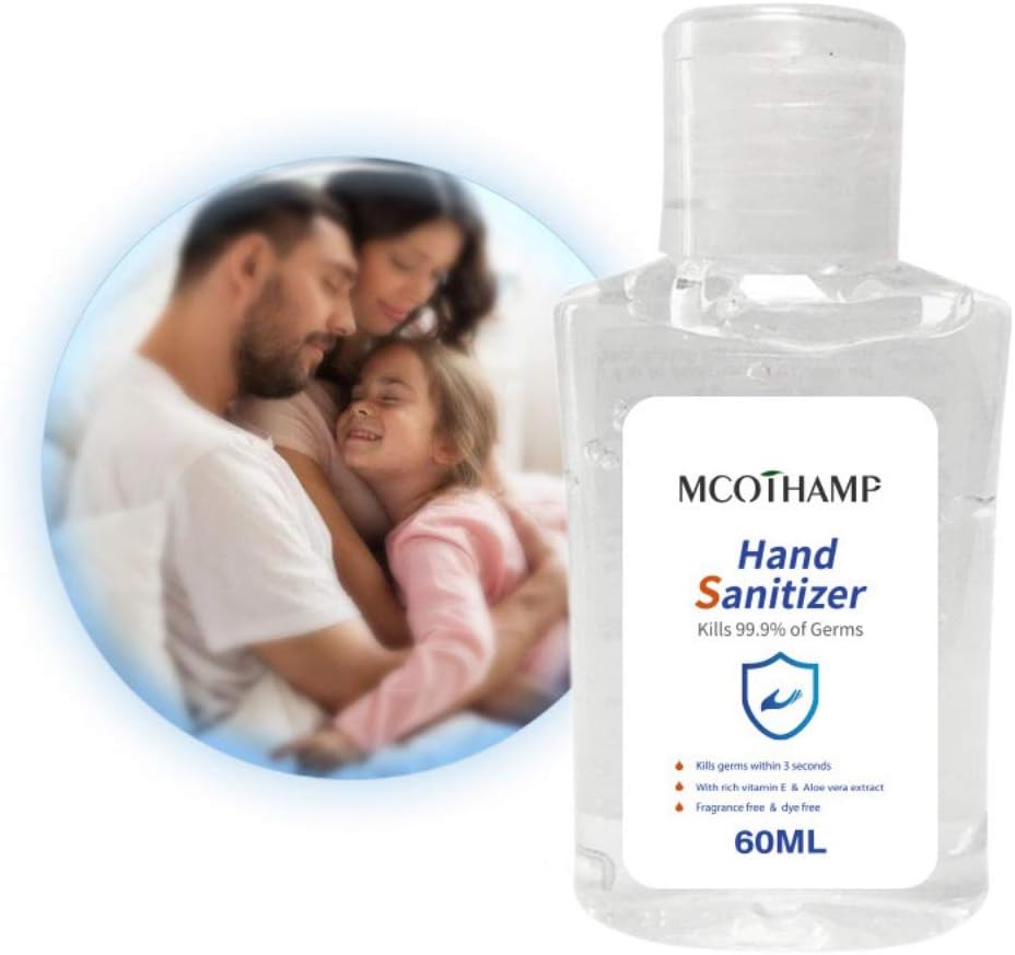 60ml Hand Sanitizer,Disinfectant Gel,Moisturizing Disposable Hand Sanitizer Gel Yotaini