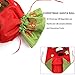 Angela&Alex Santa Sacks, 3 Pack Large Christmas 3D Fabric Gift Bags Burlap Toys Bags Drawstring 22 x 13.5 Inch Christmas Toys Holder White Snowmen Reindeer Embroidered Bag for Party Favors
