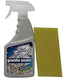 Granite Sealer Nex- Gen Natural Stone Penetrating Sealer: Seals & Protects; Granite, Marble, Travertine, Limestone, Concrete, Grout and Tile . By Black Diamond Stoneworks (PT-PAD)