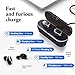 Wireless Earbuds Bluetooth 5.0 with Charging Case - True Wireless Earphones TWS Stereo Headphones in Ear Built-in Mic - Active Noise Cancelling Earbuds with Deep Bass - Sport Headset Black