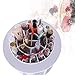 HiCollie Makeup/Cosmetic Organizer Equipped 360 Rotating /Revolving Cosmetic Storage Tabletop Big Capacity Carousel New Sturdy Stylish 2016 White