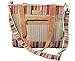 Mato Boho Bohemian Sling Crossbody Shoulder Tote Handmade Brown Aztec Tribal Pattern Womens Bag with Zipper & Adjustable Strap