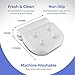IndulgeMe Luxury Bath Pillow for Tub - Non-Slip Head, Back, Shoulder and Neck Support, Bathtub Spa Pillow with Extra Large Suction Cups, Fits All Bathtub, Hot Tub, Jacuzzi Spas