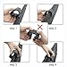 Do4U 10pcs Outdoor Patio Wicker Furniture Alignment Sofa Rattan Chair Sofa Fasteners Clip Sectional Connector (Medium-2.135 inches)