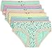 Lucky & Me Ava Little Girls Bikini Underwear, 6 Pack, Tagless, Soft Cotton, Print, 6
