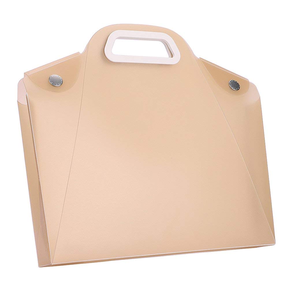 A4 File Folder File Organiser Filing Stationery Folders Portable Plastic Documents Holder Sorter Wallet Ring Binder Organ Bag for Office/School/Family with Handle